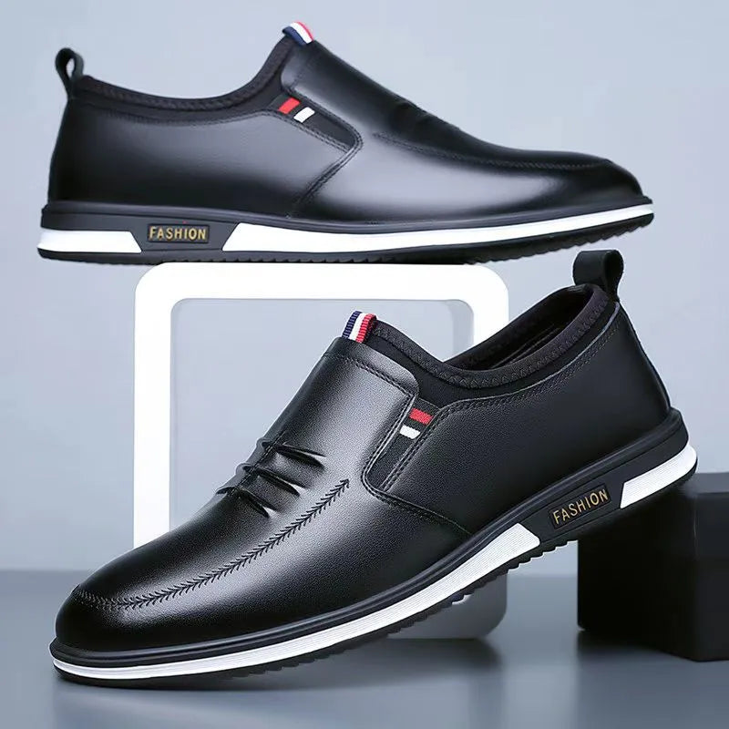 Denver Leather Sneakers