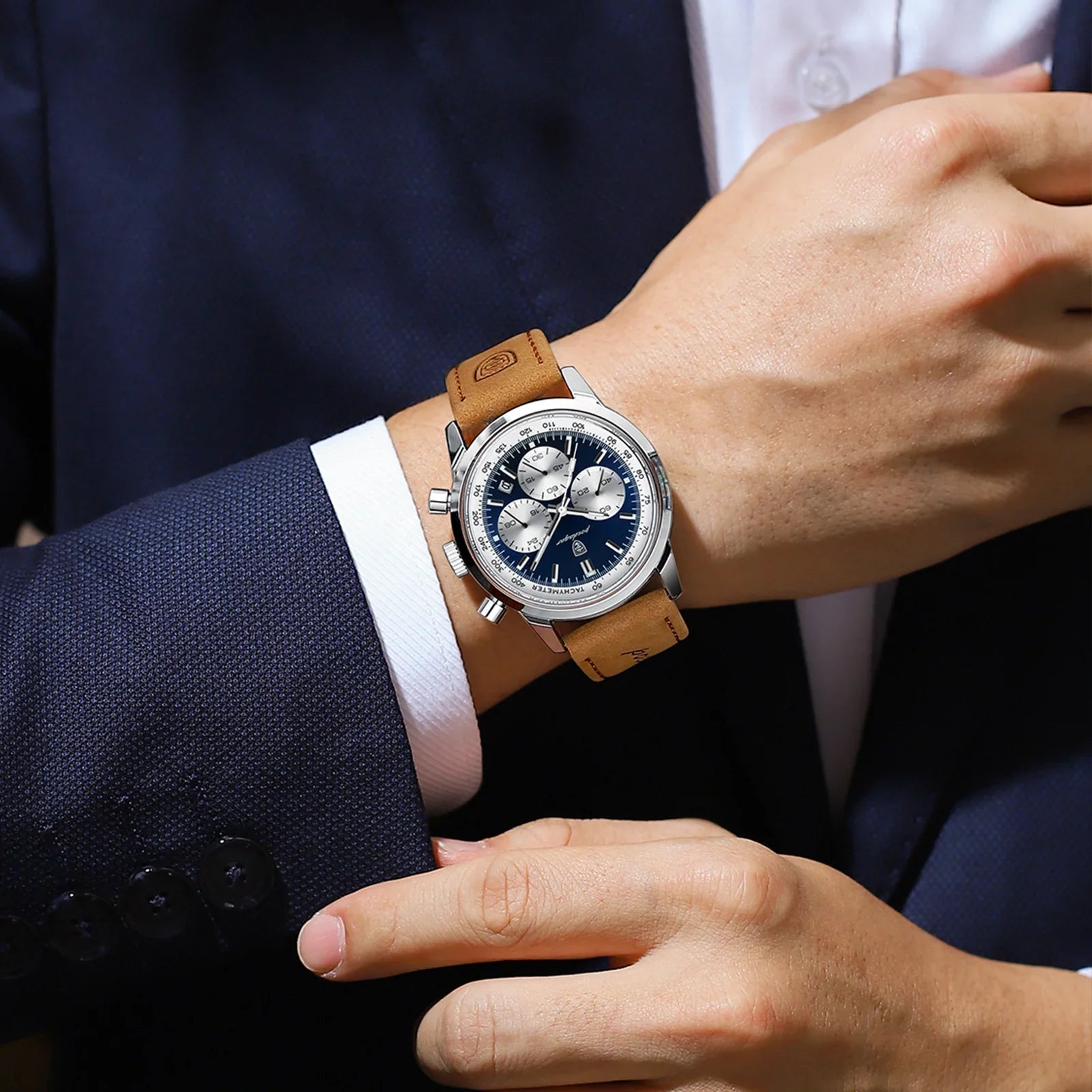 Luxury Men's Wristwatch - EleganceChrono Pro
