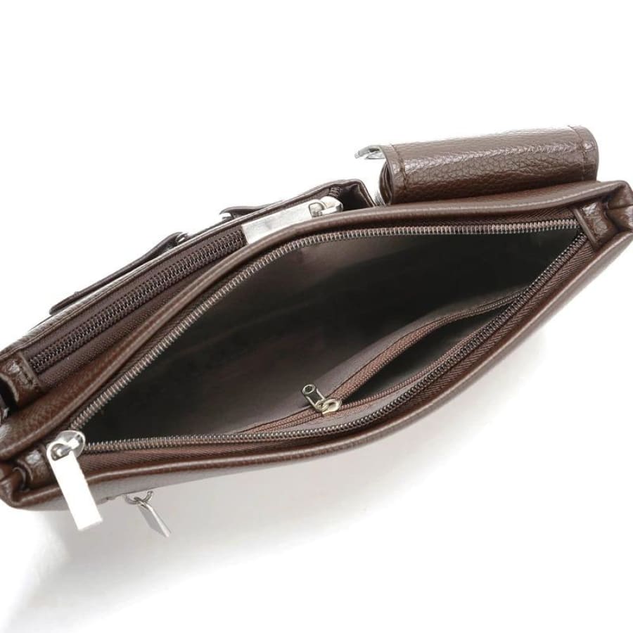 Men's Leather Crossbody Bag